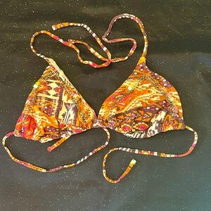 2/$16 Xhilaration Aztec Design with SPARKLES Bikini Top